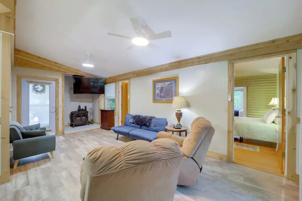 Community Perks! Mountain Home w/ Deck in Newland