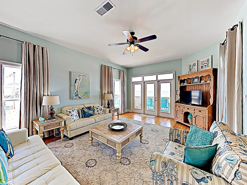 New Listing! Gulf-view Beachfront Getaway W/ Pool 5 Bedroom Duplex