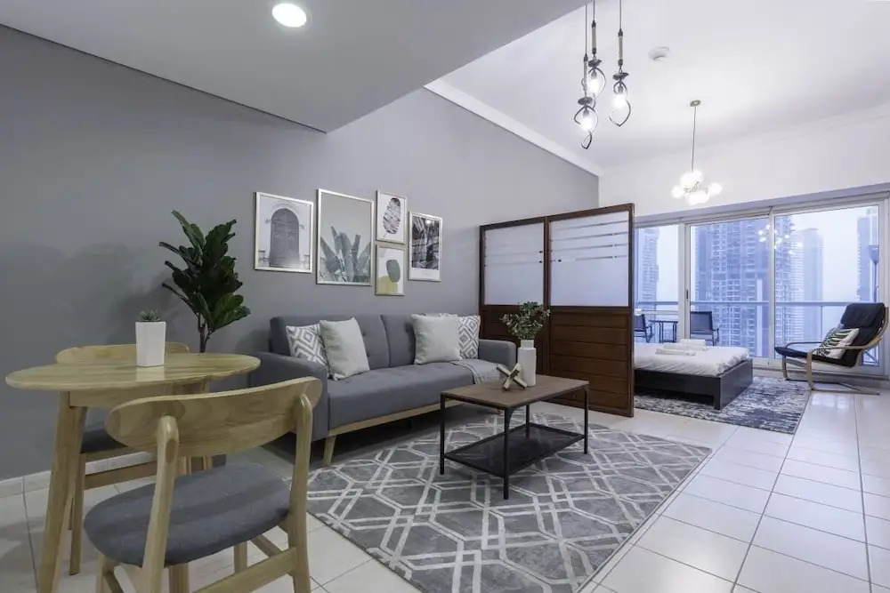 Homely Studio in JLT With Amazing Views of Dubai Marina