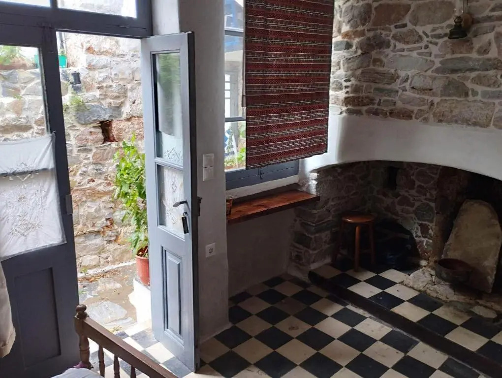Fasolas house 2 is located 30 stairs up from the main road and it is in the old market fasolas and next to the museums