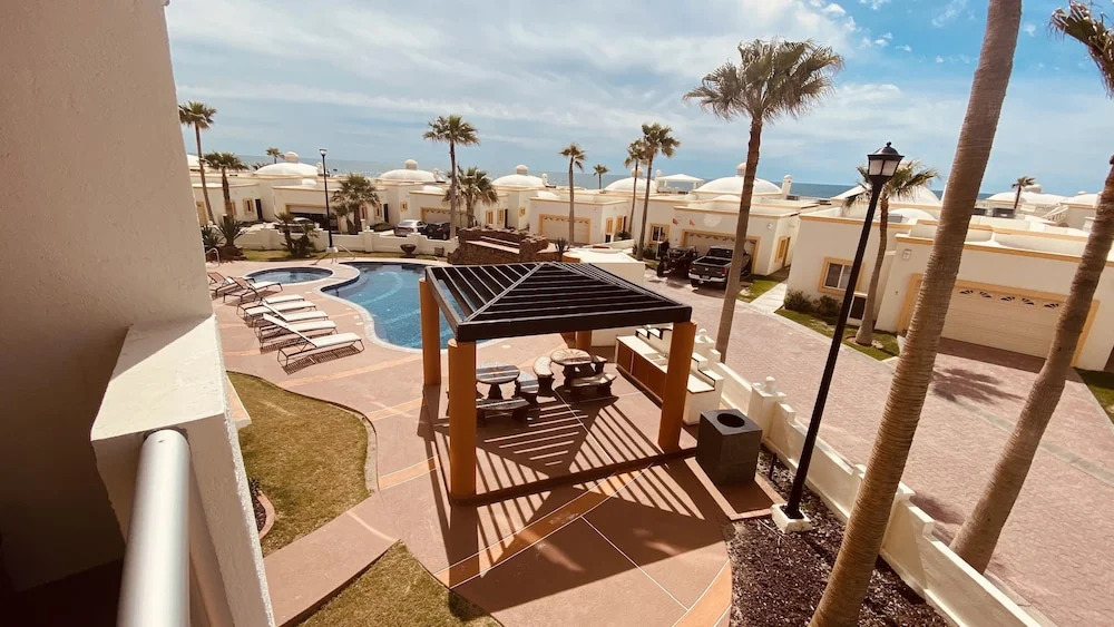 Spectacular 2 Bedroom Condo on Sandy Beach at Las Palmas Resort B-201 1 Condo by RedAwning