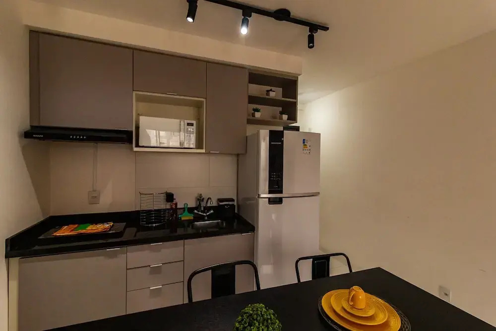 Flat Moderno com Academia e Wi-fi no Tatuap