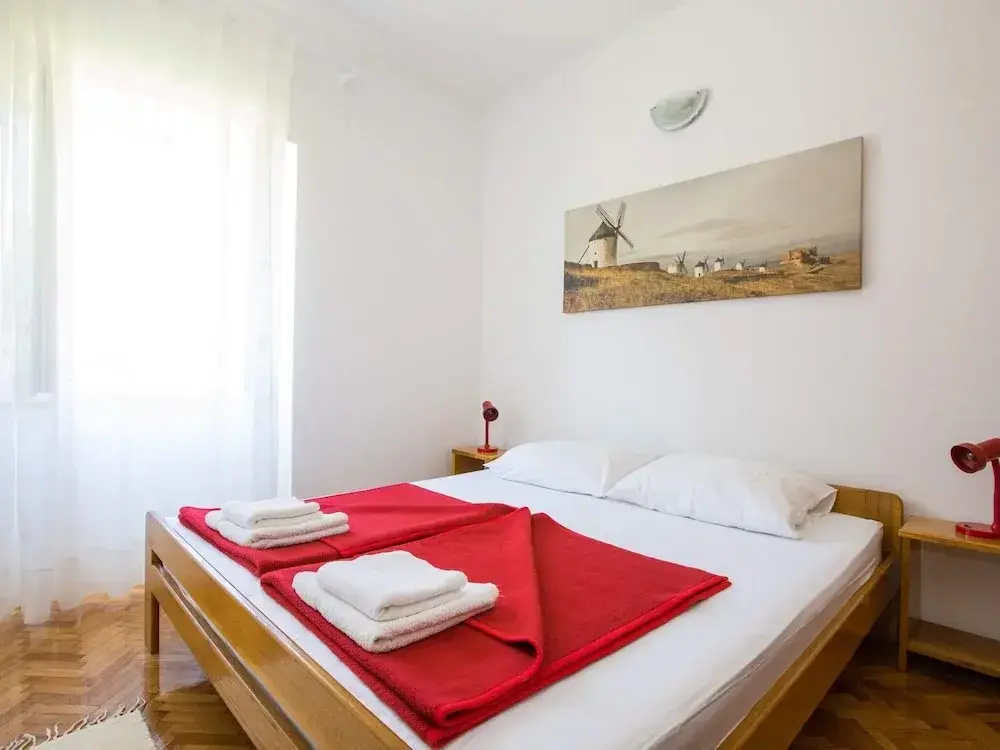 Apartments Vidak - One Bedroom Apartment With Balcony and Sea View -