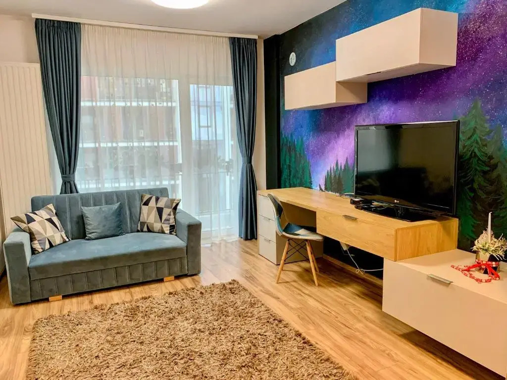 Quiet 1-bedroom apartment, free parking & gym