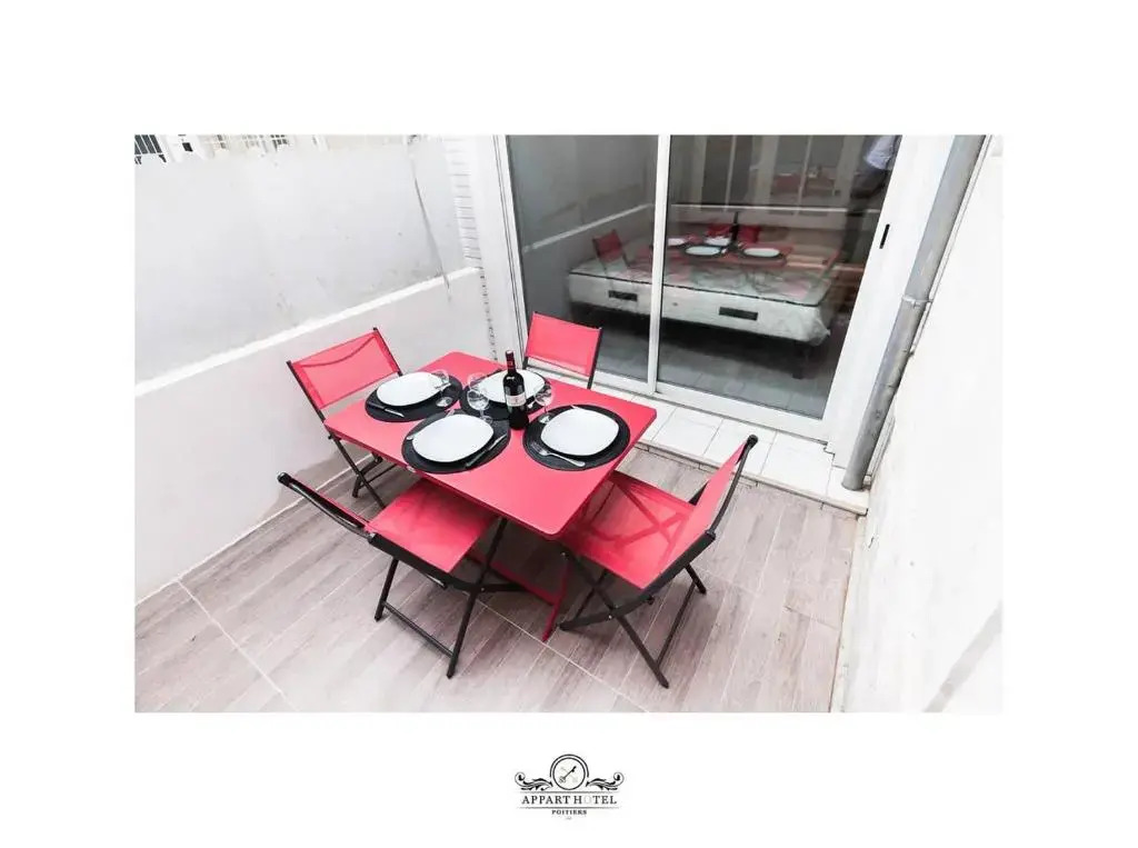 La Suite T2 40m2 avec terrasse 1ch-4pers Appart Hotel Poitiers