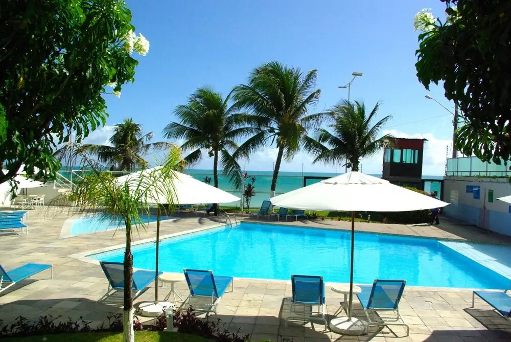 Flat com vista para o Mar e Piscina