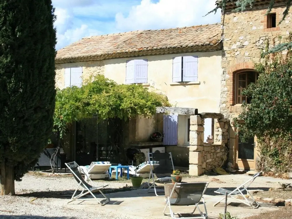 House With 3 Bedrooms in Saint-victor-la-coste, With Pool Access, Encl