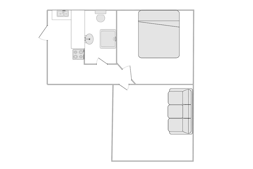 Cozy One-bedroom Apartment in Copenhagen Downtown