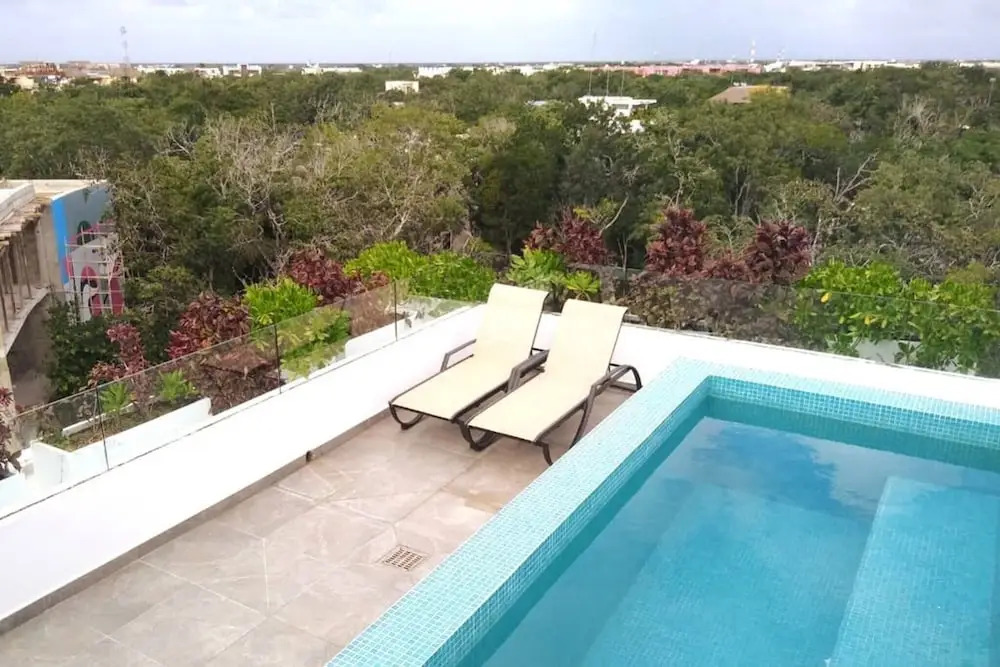 Private Roof w Plunge Pool, Brand New 2 Br Penthouse for 6 sleeps