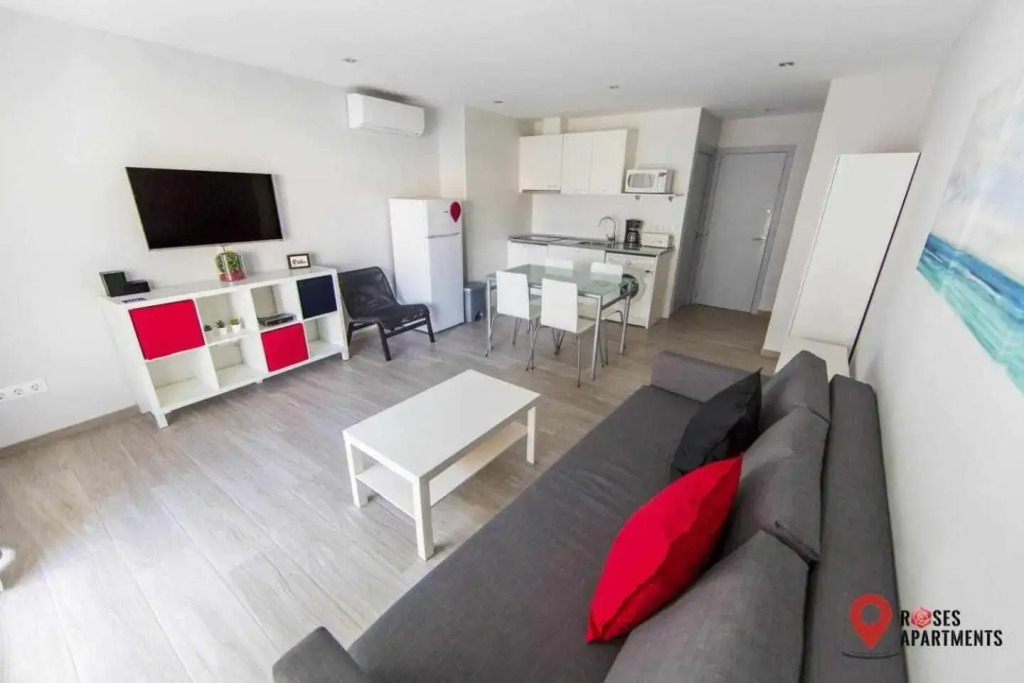 Roses Apartments Estudio 1 vista mar lateral