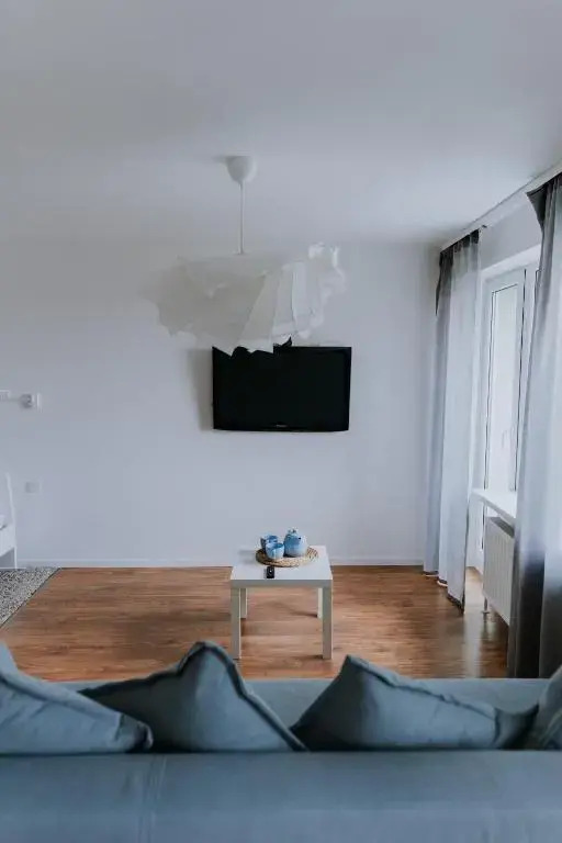 Ventspils studio apartment with lovely balcony