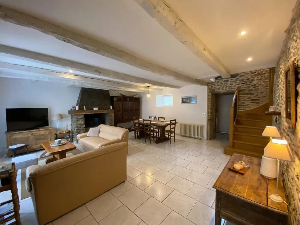 Stone House in Brittany Near Rance River
