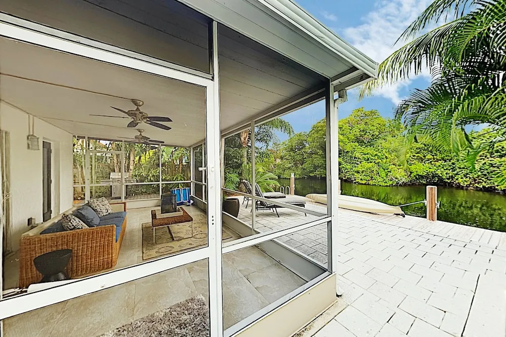 Beach Haven W/ Waterfront Saltwater Pool & Dock 2 Bedroom Home