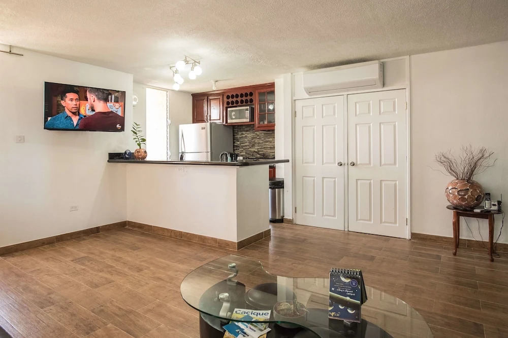 Beach-side condos at Turtle Beach Towers