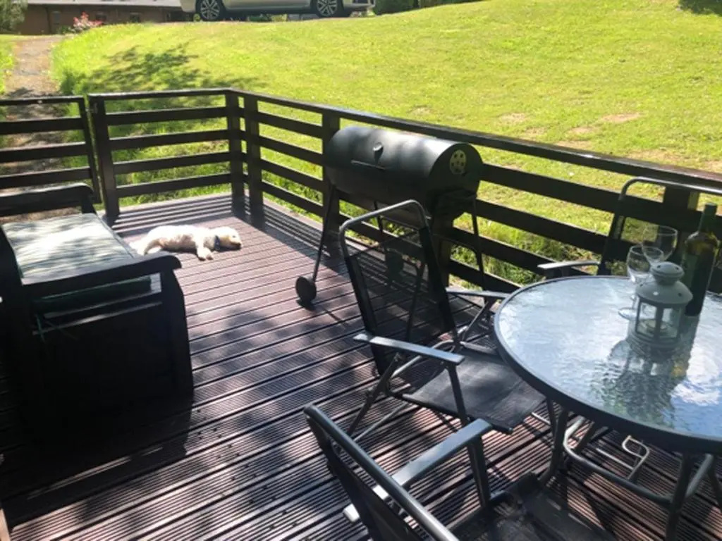 Nuthatch Lodge is set in 24 acres of wood, parkland near the village of Cenarth