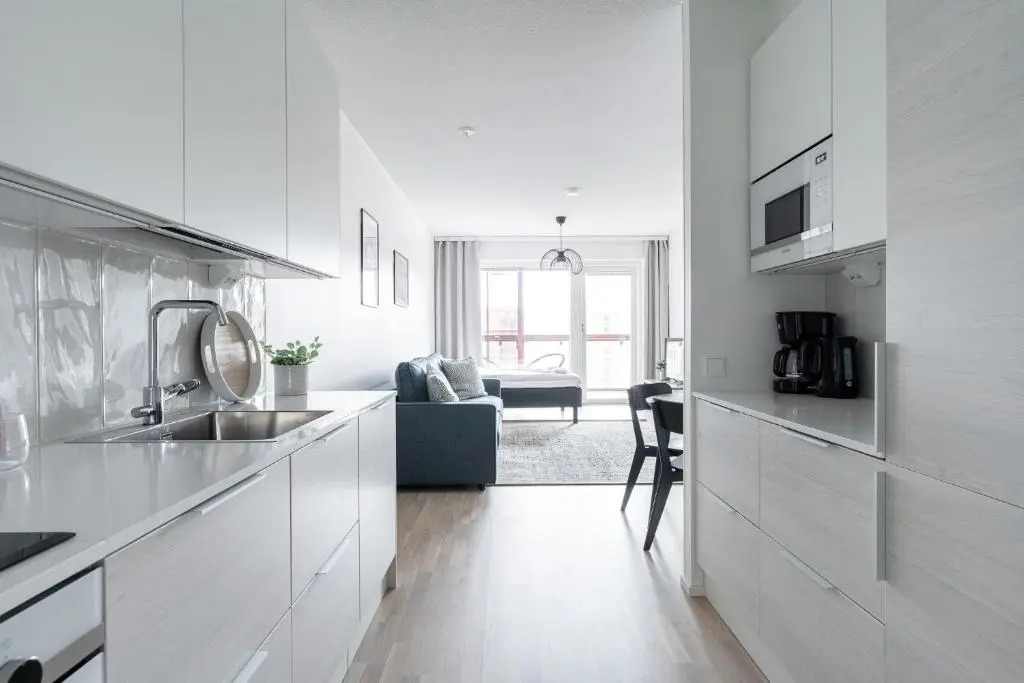 2ndhomes Tampere "Kaplan #2" Luxury Apartment - Sauna & Balcony