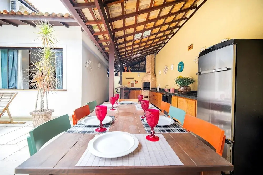 Bz90 Casa 200m da praia área gourmet