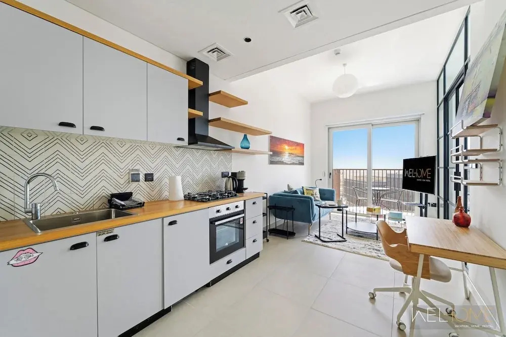 WelHome - Beautiful 1BR Apt in Dubai Hills with City View