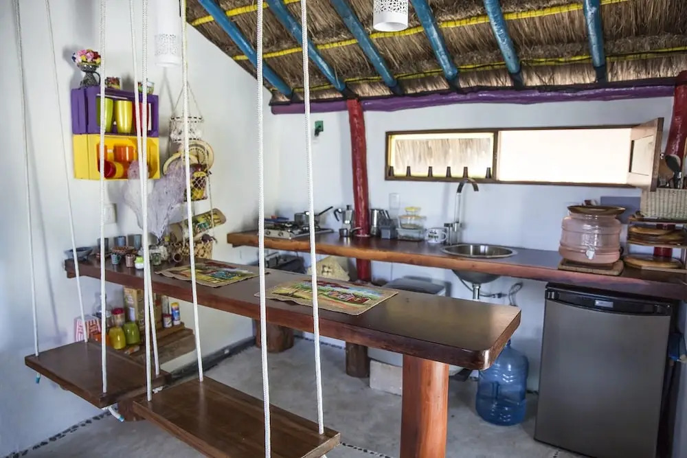 Room in Bungalow - El Secrereto Ocean Front Cabin