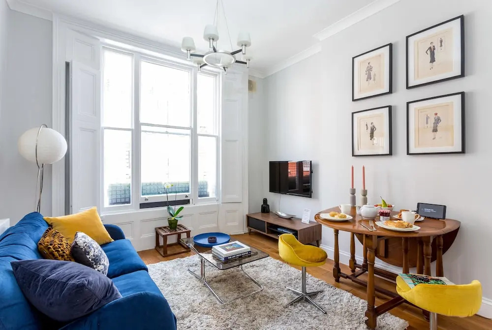Stylish Notting Hill apartment for 2-4