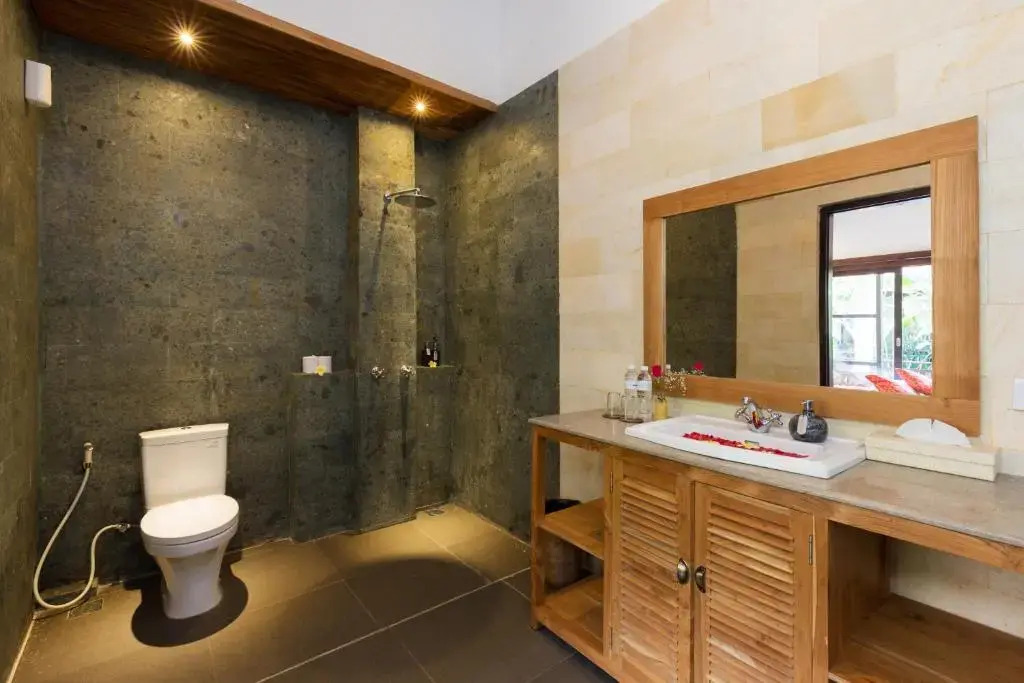 Полулюкс с видом на бассейн в Meruhdani Boutique Hotel Ubud