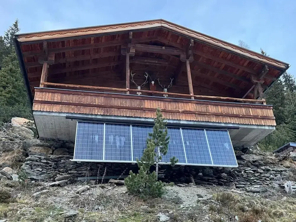 Rustic hut on the Mountain in Salzburg