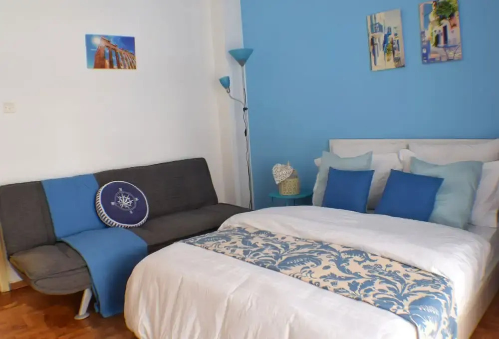 Athens Greek Blue Rooms