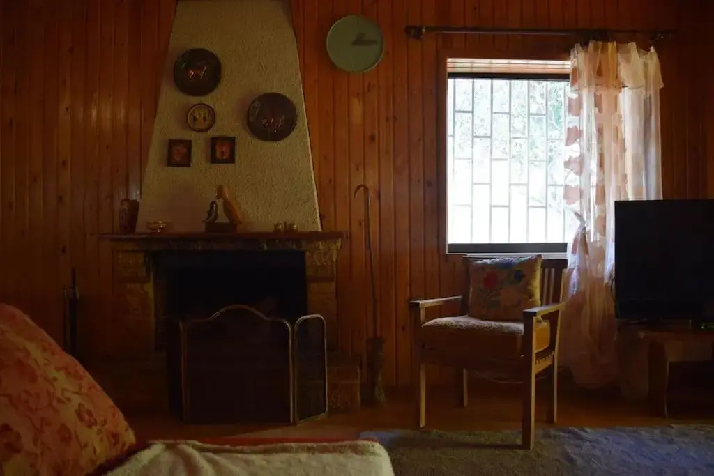 Quiet Woodwork House + Fireplace