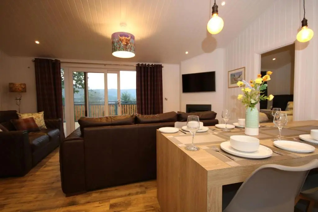 Balquhidder Braes Holiday Park Lodges, mostly with Hot Tubs and pet friendly, EV facilities
