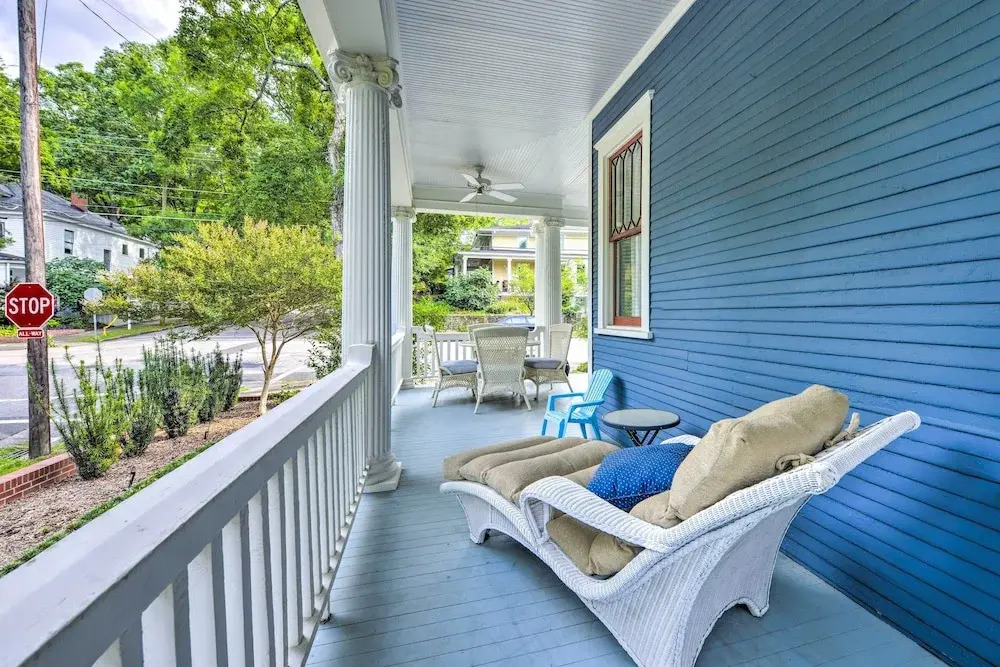Elegant Raleigh Home w/ Porch, Walk Downtown!