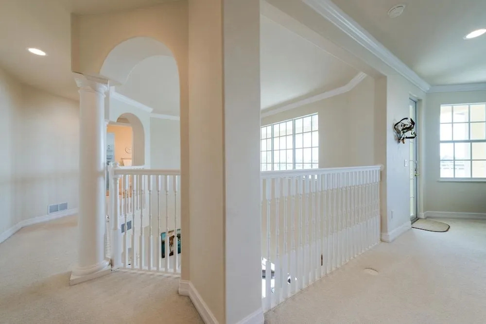 Waterfront home with pool, spa and 2nd floor balcony