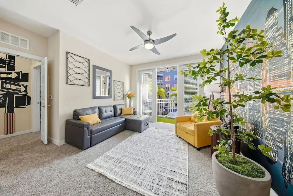 Stylish 2BR w Balcony Pool Pet-friendly 15