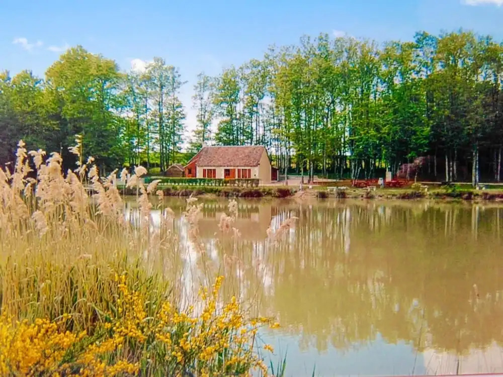 House With 3 Bedrooms in Faverolles, With Wonderful Lake View, Pool Ac