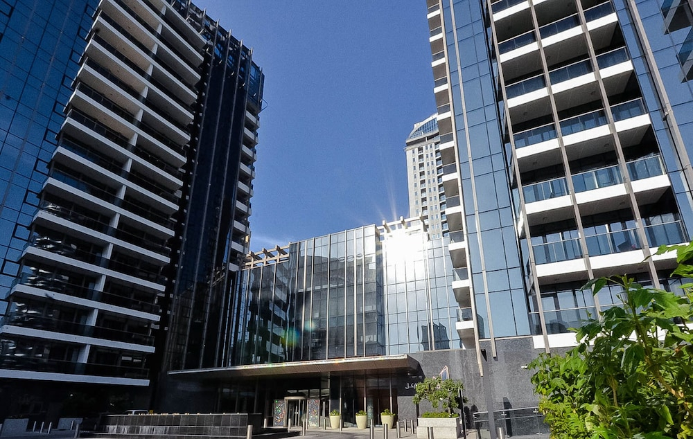 Sophisticated One Bedroom with full Marina View