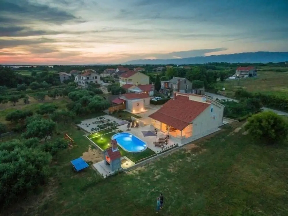 Villa Natur with a heated pool