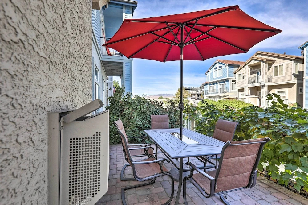 Private Dock & Balcony: Waterfront Sparks Home