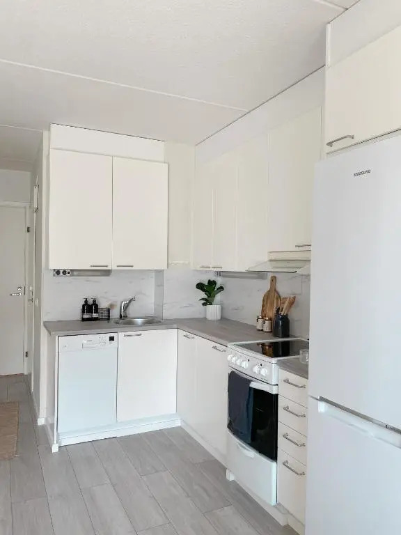 Modern one bedroom Apartment with Sauna near Airport