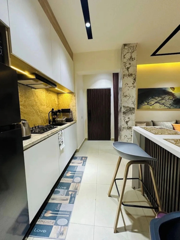 Orange Green Apartment