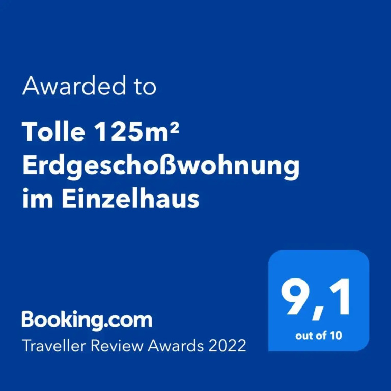 Tolle 125m² Erdgeschoßwohnung im Einzelhaus