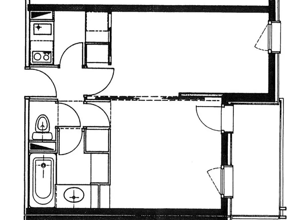 Studio divisible pour 4 pers avec terrasse, casier à skis à Valmorel - FR-1-291-757