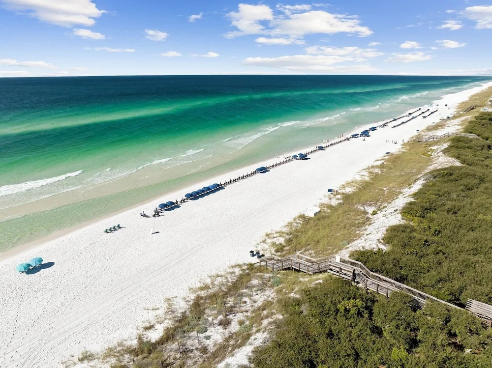 Gulf Front Views - "All Decked Out" Luxurious WaterColor Home - Steps to the Beach Club home