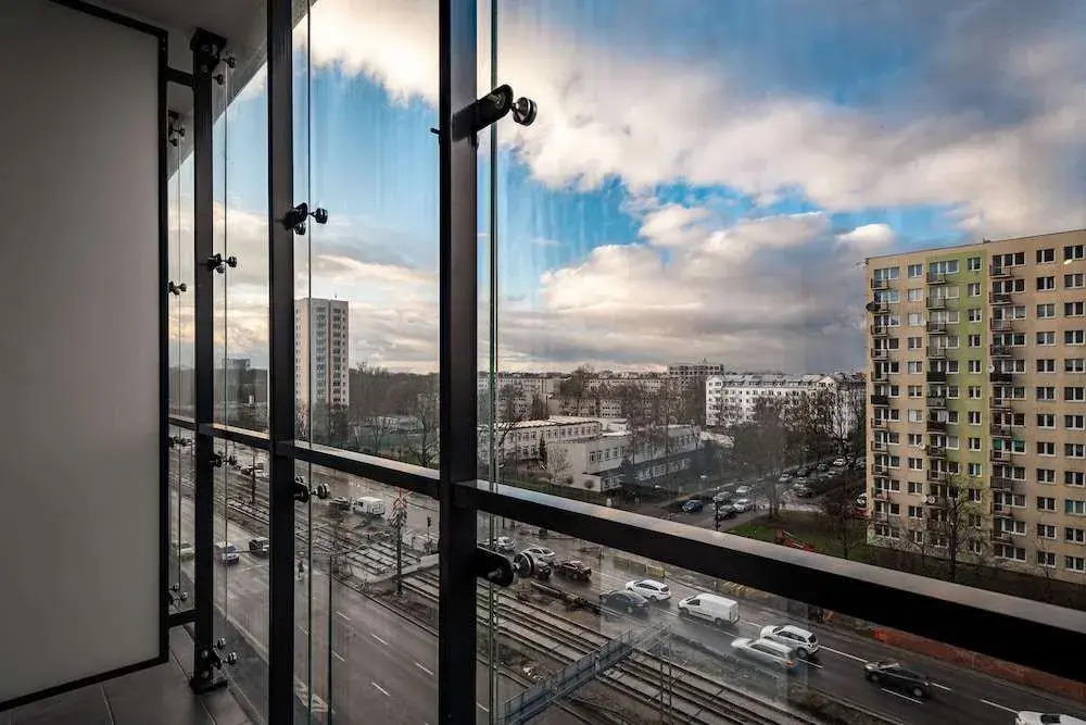 Exclusive Studio on Kasprzaka Street Warsaw Tower Bliska Wola