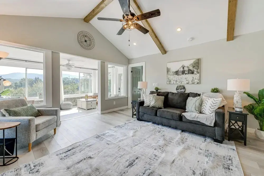 Updated + Modern Waynesville Cottage w/ Fire Pit