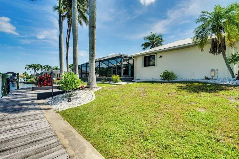 Canal-front Gem w/ Lanai & Dock in Cape Coral