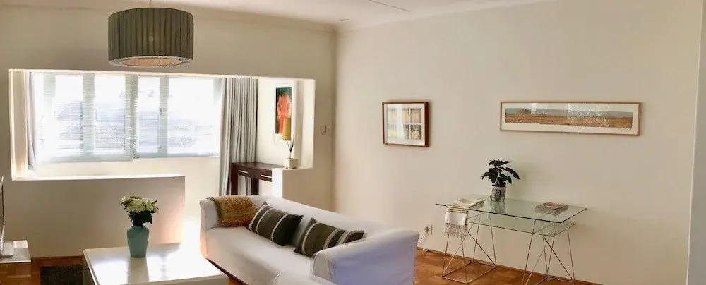 Chic White Studio Apartment