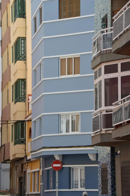 The blue house las Canteras