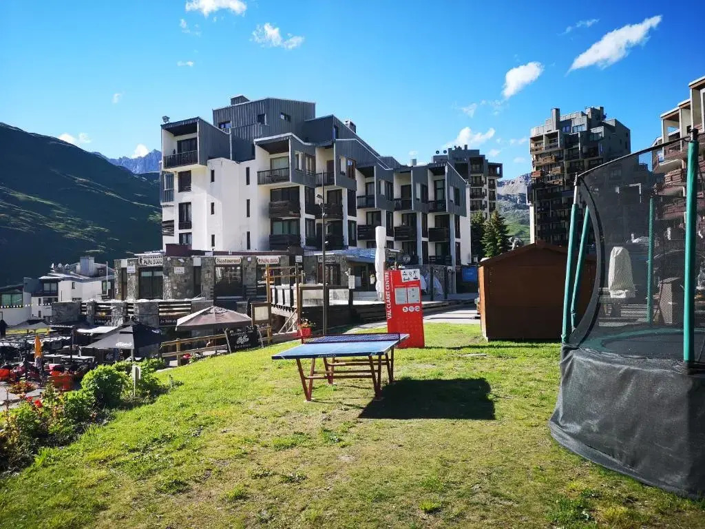 Studio 4pax Val Claret centre, skis aux pieds