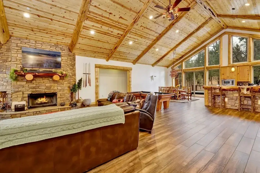 1750-heavenly Log Home 4 Bedroom Chalet by Redawning