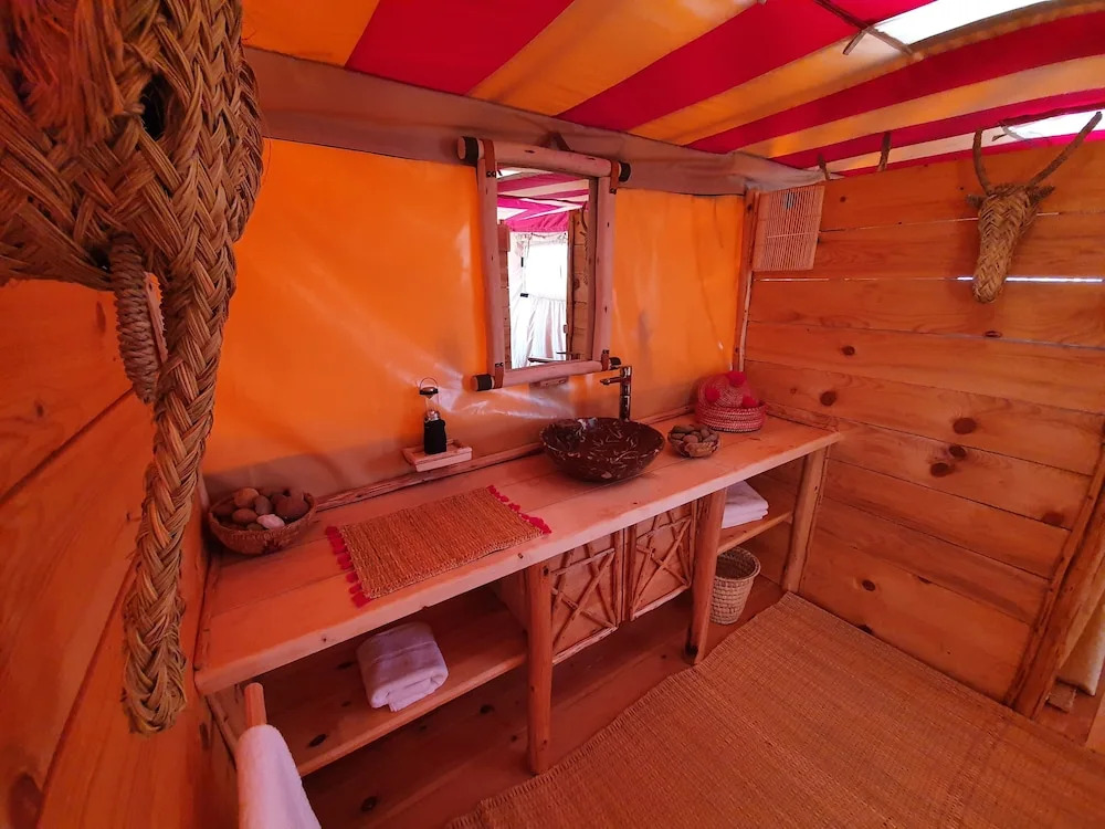 Stargazing Tent at Nkhila Lodge, Agafay Desert Camp