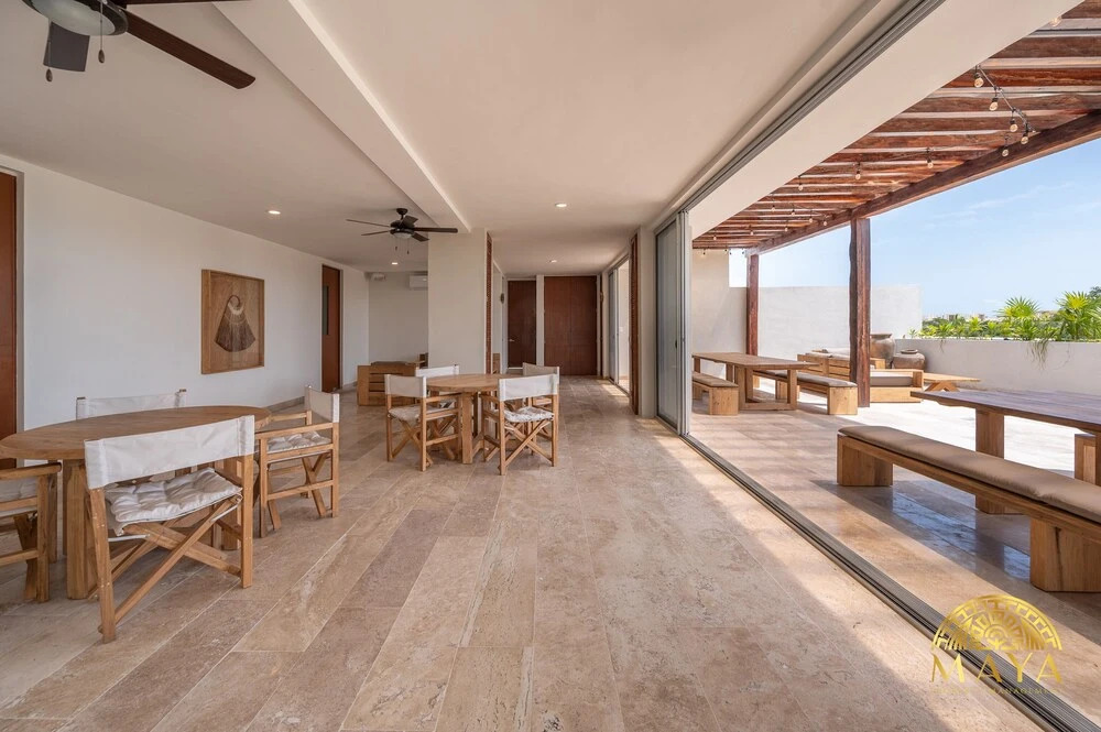 NHOA 112B Lux 1BR Condo Plunge Pool in Aldea Zama